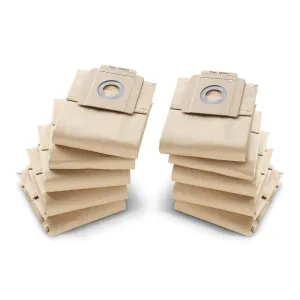 Karcher Paper filter bags, 10 x, T 7/1, T 9/1 , T 10/1