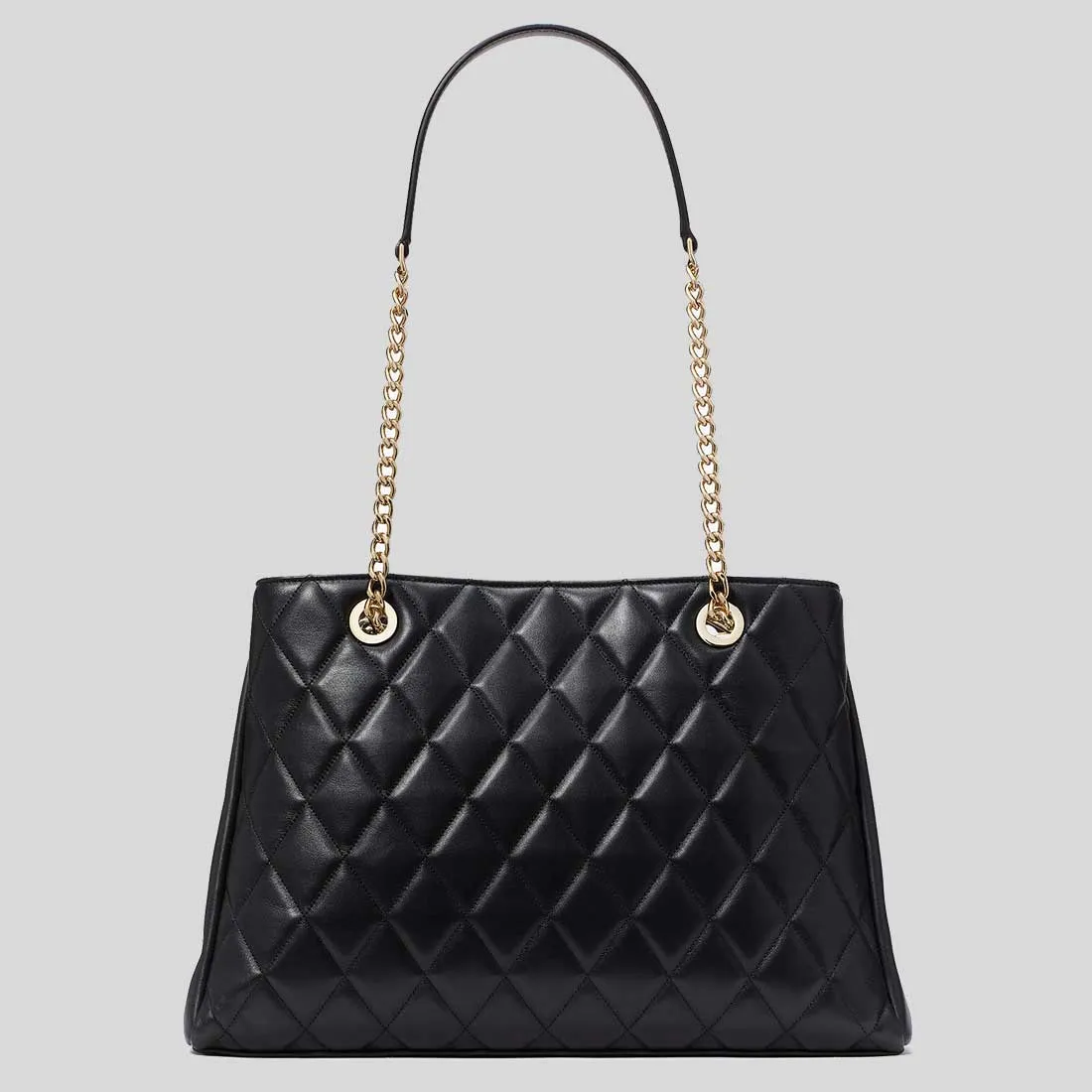 KATE SPADE Carey Quilted Tote Black RB-KH229
