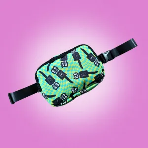 Kit Cat Clock Belt Bag, Funky Belt Bag, Crossbody Bag