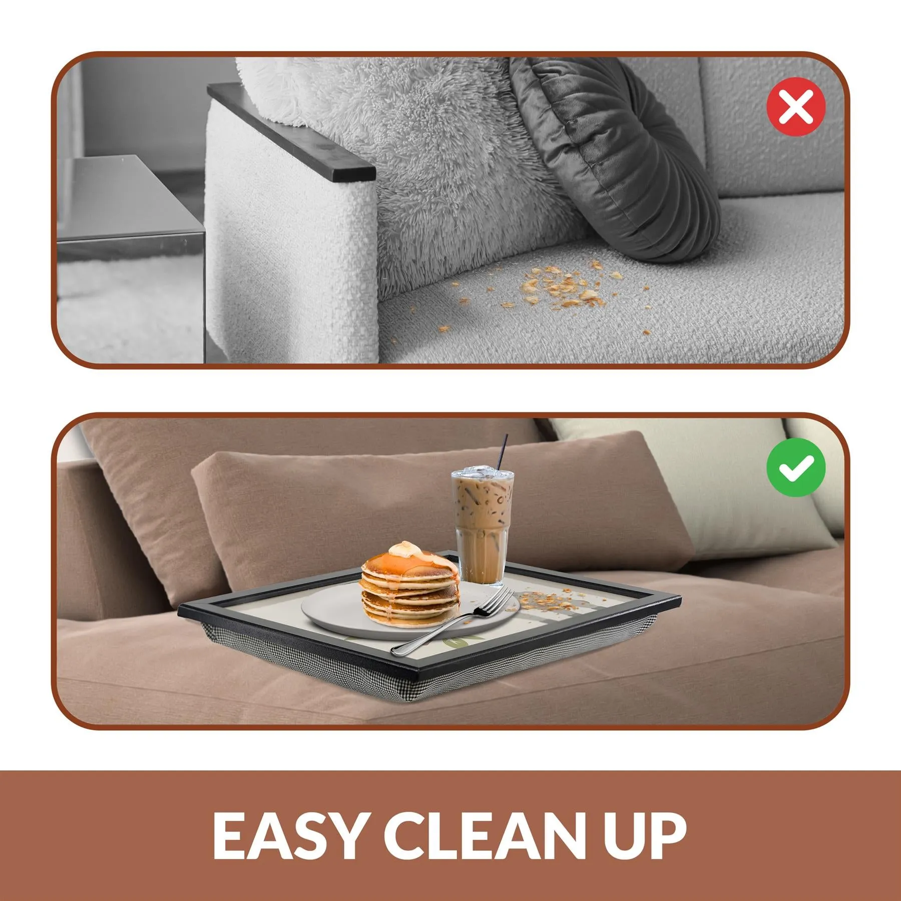Lap Tray With Bean Bag Cushion (Sloth)