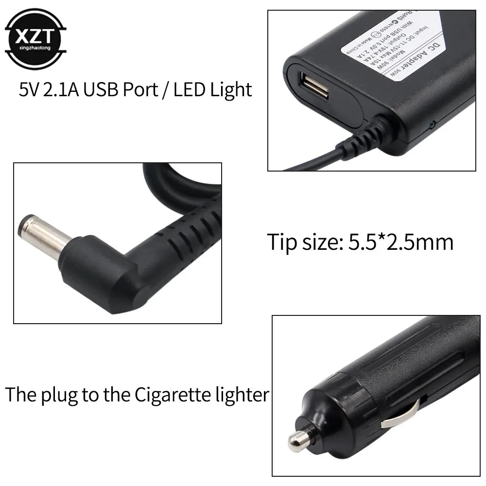 Laptop Car DC Adapter for Lenovo Thinkpad