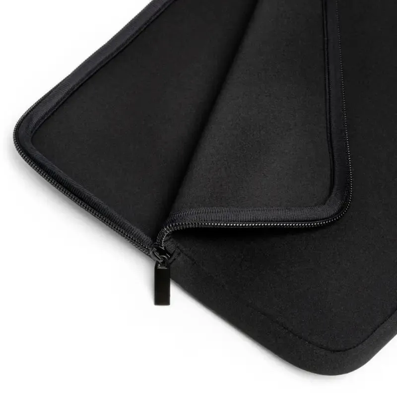 Laptop Sleeve Black Polyester Design for Nature Lovers