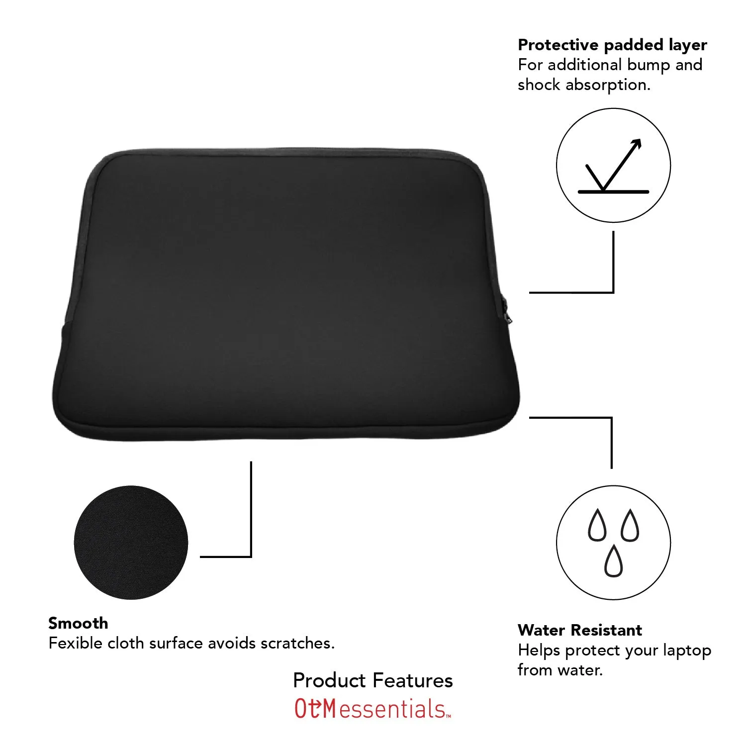 Laptop Sleeve, Neoprene, San Diego State University