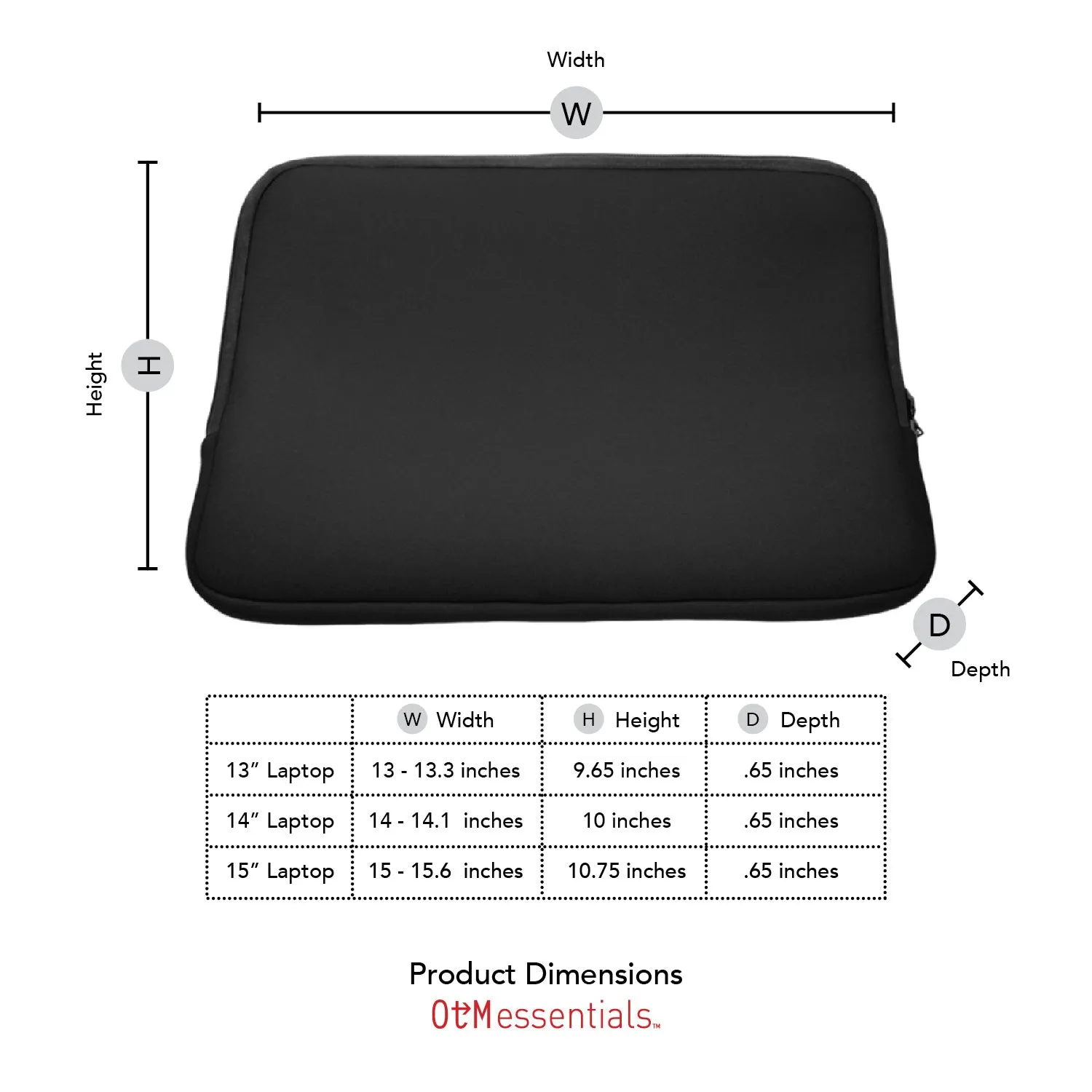 Laptop Sleeve, Neoprene, San Diego State University