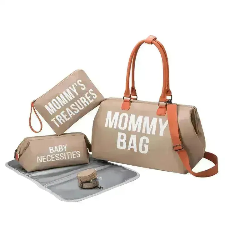 Large Capacity 3 in 1 Premium Mommy Bag