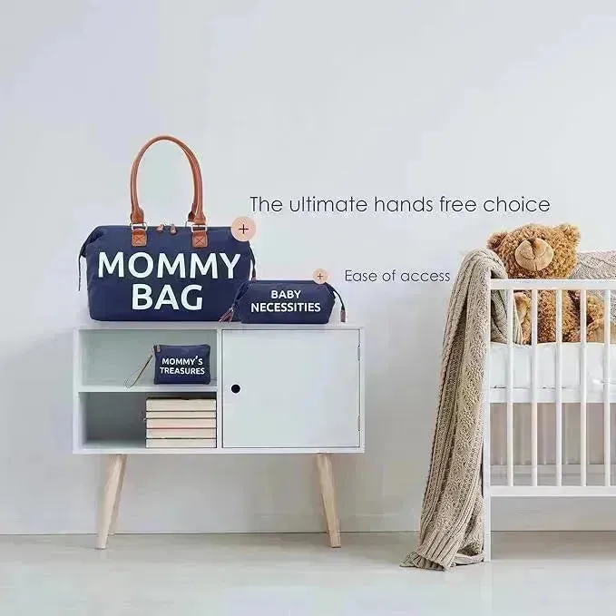 Large Capacity 3 in 1 Premium Mommy Bag