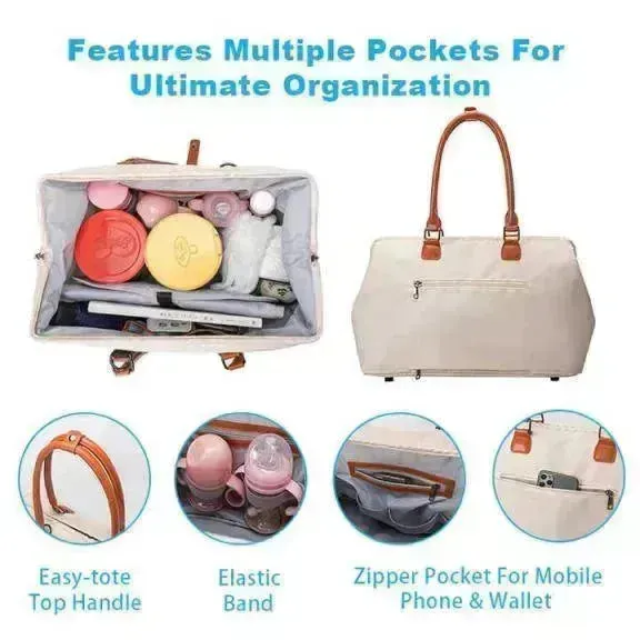 Large Capacity 3 in 1 Premium Mommy Bag