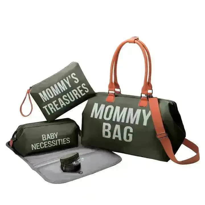 Large Capacity 3 in 1 Premium Mommy Bag