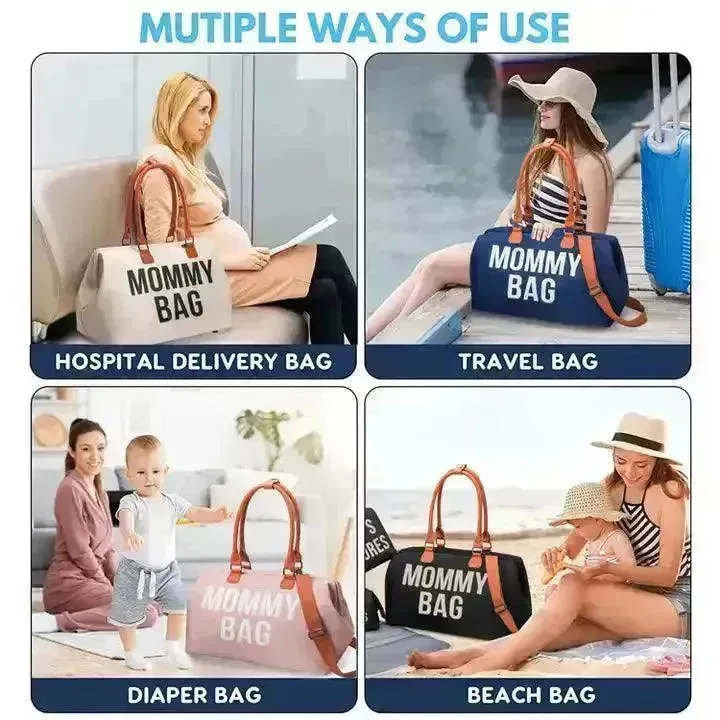 Large Capacity 3 in 1 Premium Mommy Bag
