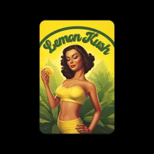 Lemon Kush Desk Mat