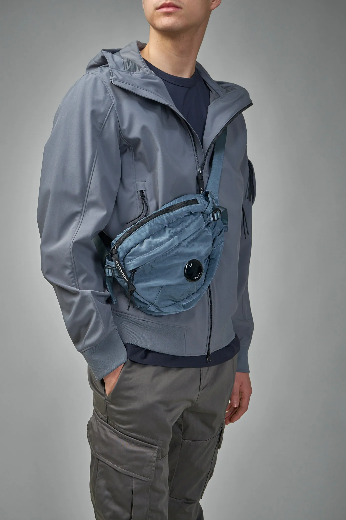 Lens-Detailed Belt Bag