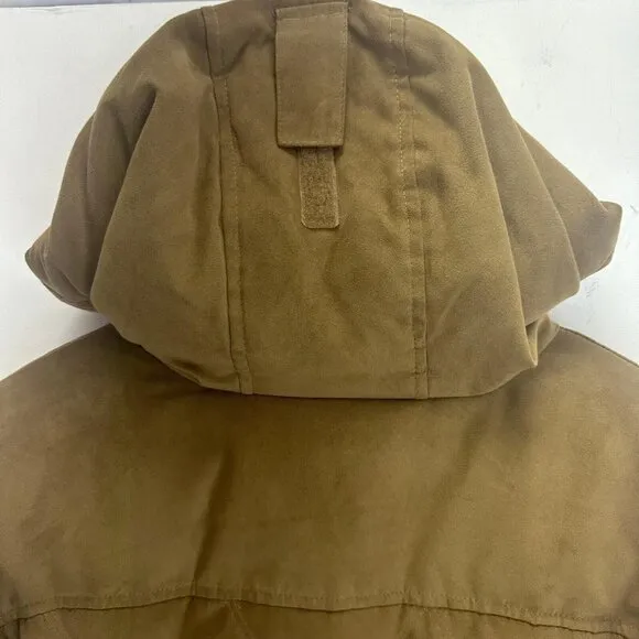 LL‎ Bean Quilted Down Winter Coat Womens Misses Size XL Brown
