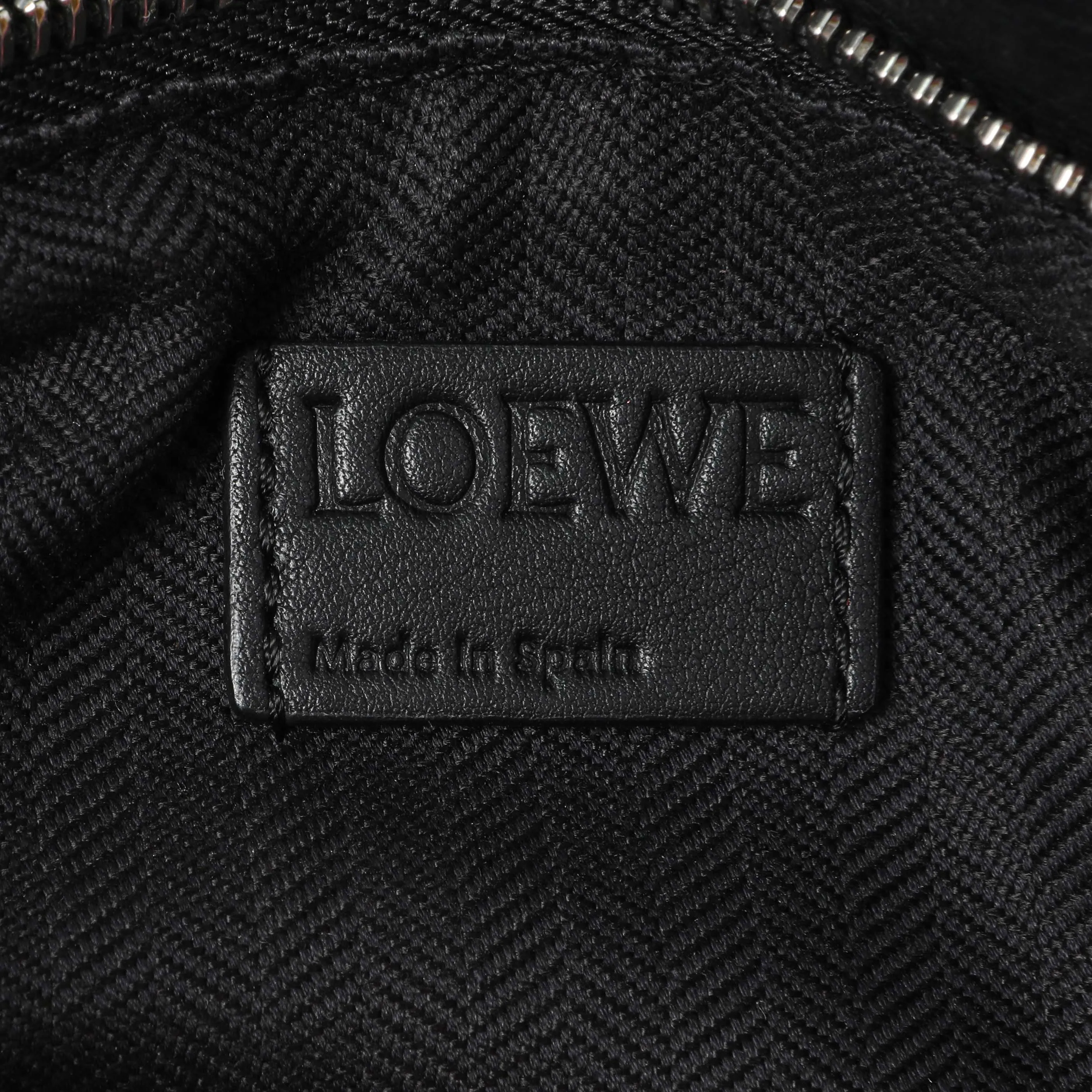 Loewe Raspberry Wild Rose Calfskin Small Graphic Puzzle Bag