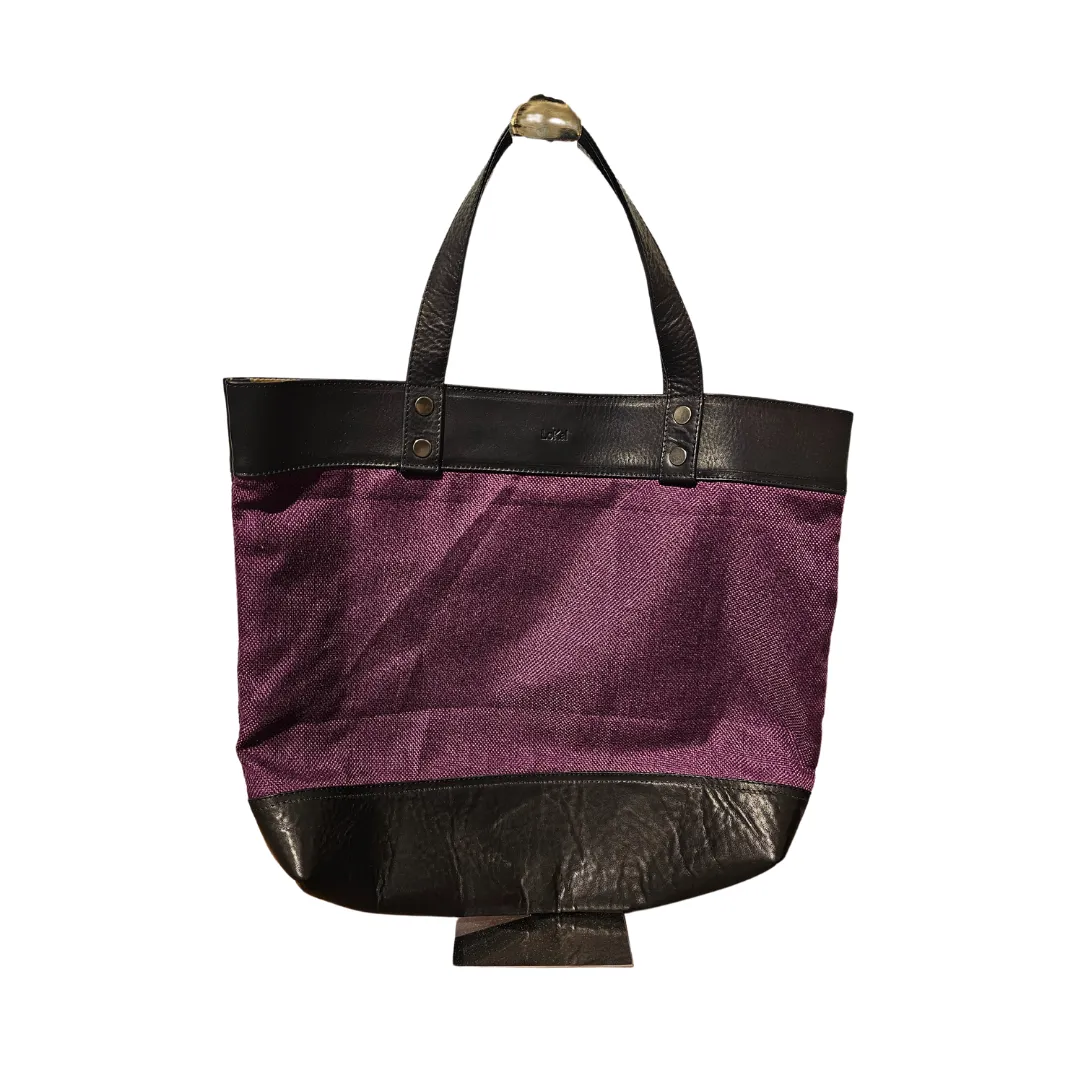 LoKal Crafts Manila Penelope Leather/Jute Tote