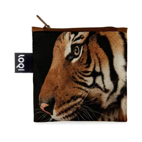 LOQI Shopping Bag National Geographic Collection - Malayan Tiger