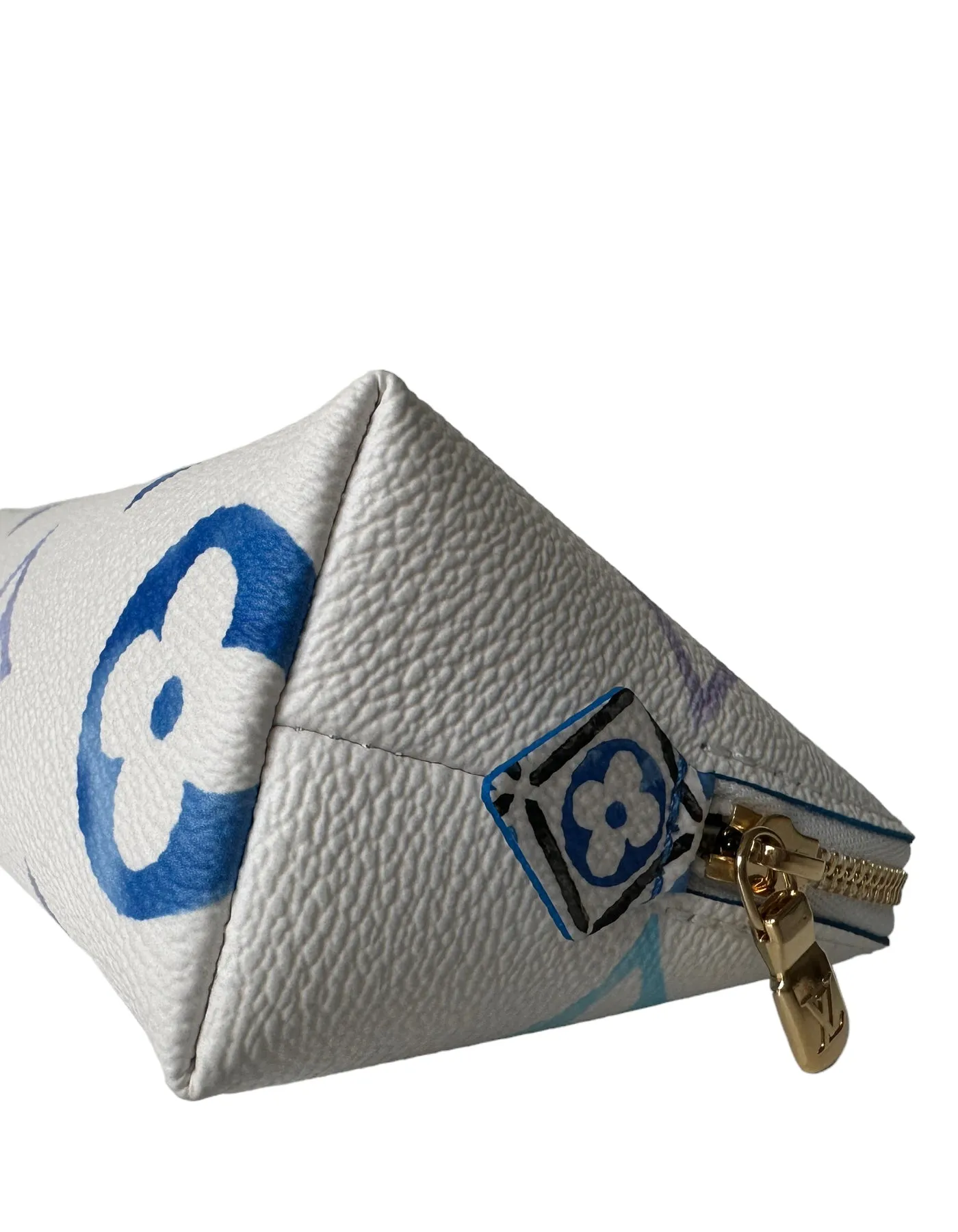 Louis Vuitton 2023 Blue Giant Monogram By the Pool Cosmetic Pouch Bag