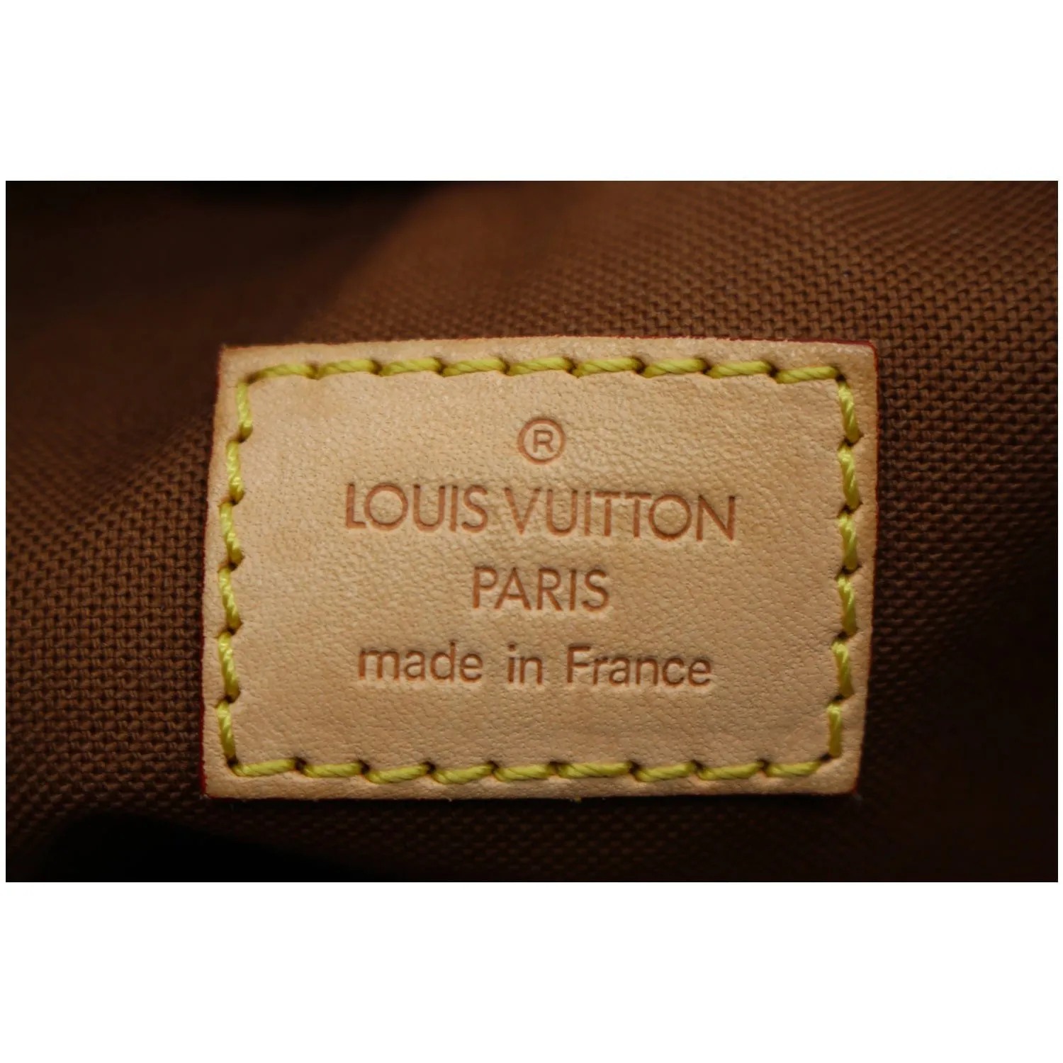LOUIS VUITTON Bosphore Pochette Monogram Canvas Crossbody Bag Brown