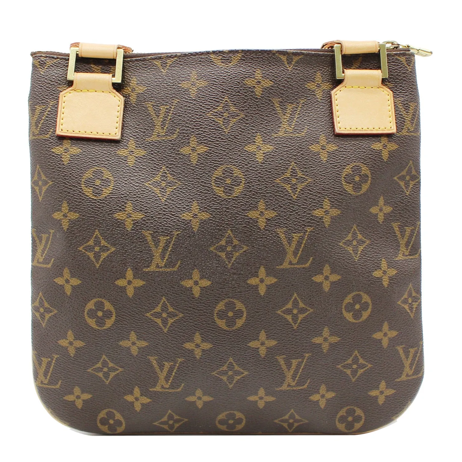LOUIS VUITTON Bosphore Pochette Monogram Canvas Crossbody Bag Brown