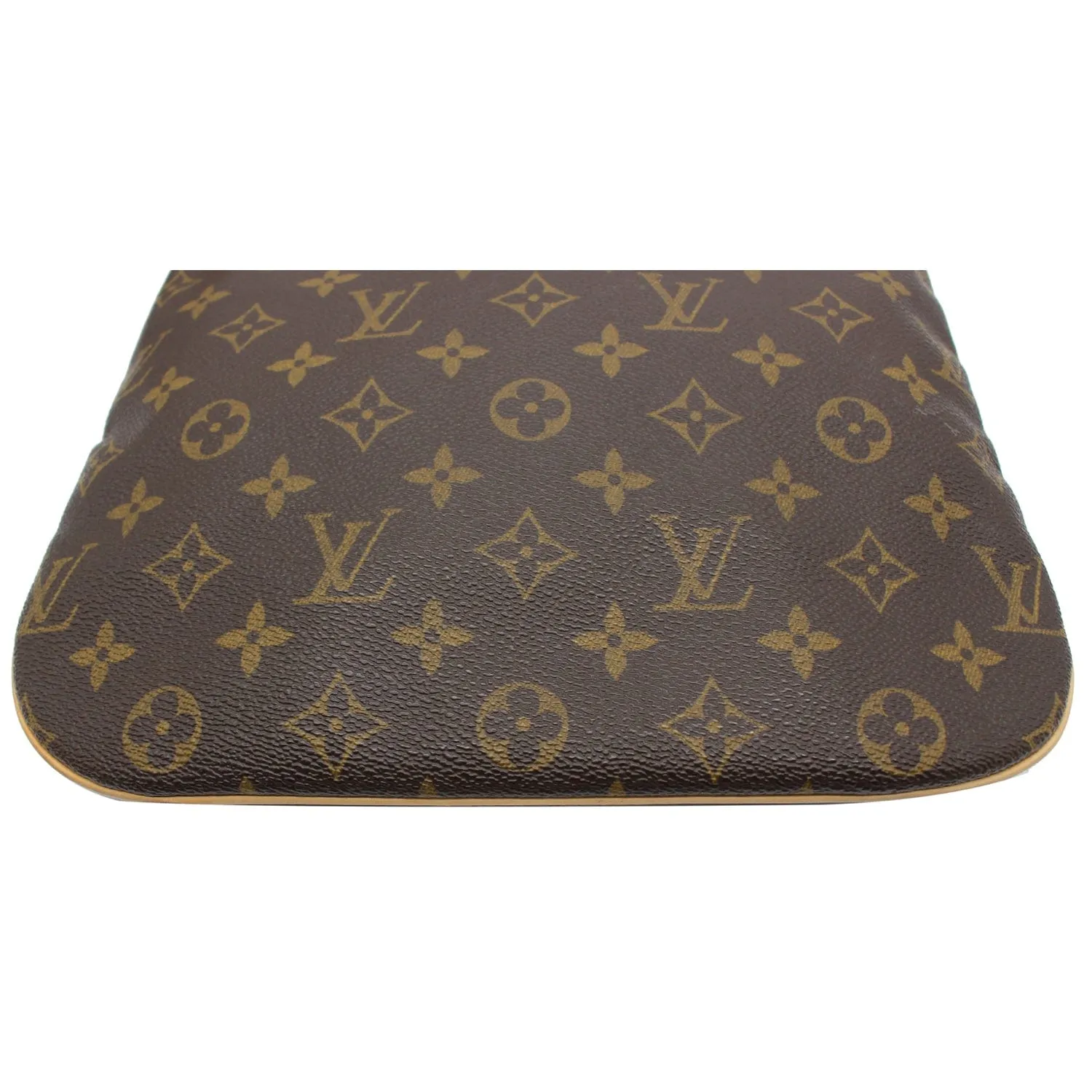 LOUIS VUITTON Bosphore Pochette Monogram Canvas Crossbody Bag Brown