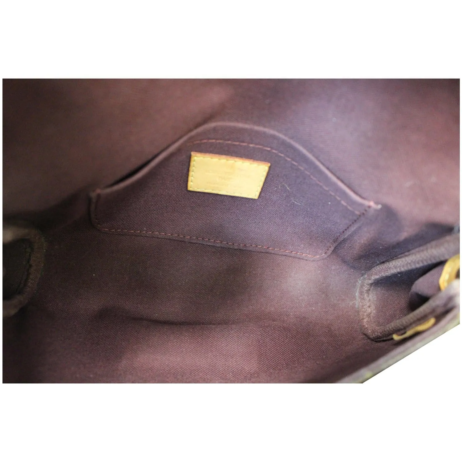 LOUIS VUITTON Favorite PM Monogram Canvas Crossbody Bag Brown