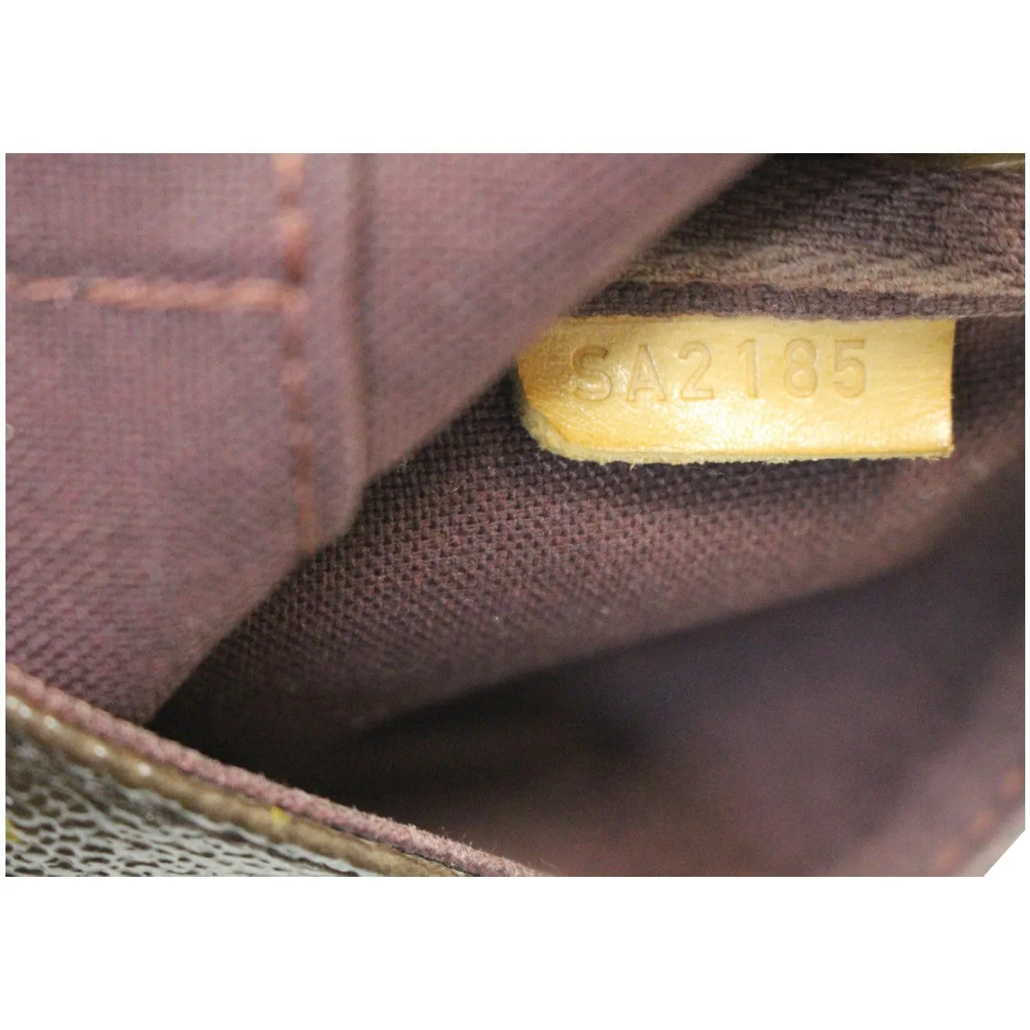 LOUIS VUITTON Favorite PM Monogram Canvas Crossbody Bag Brown