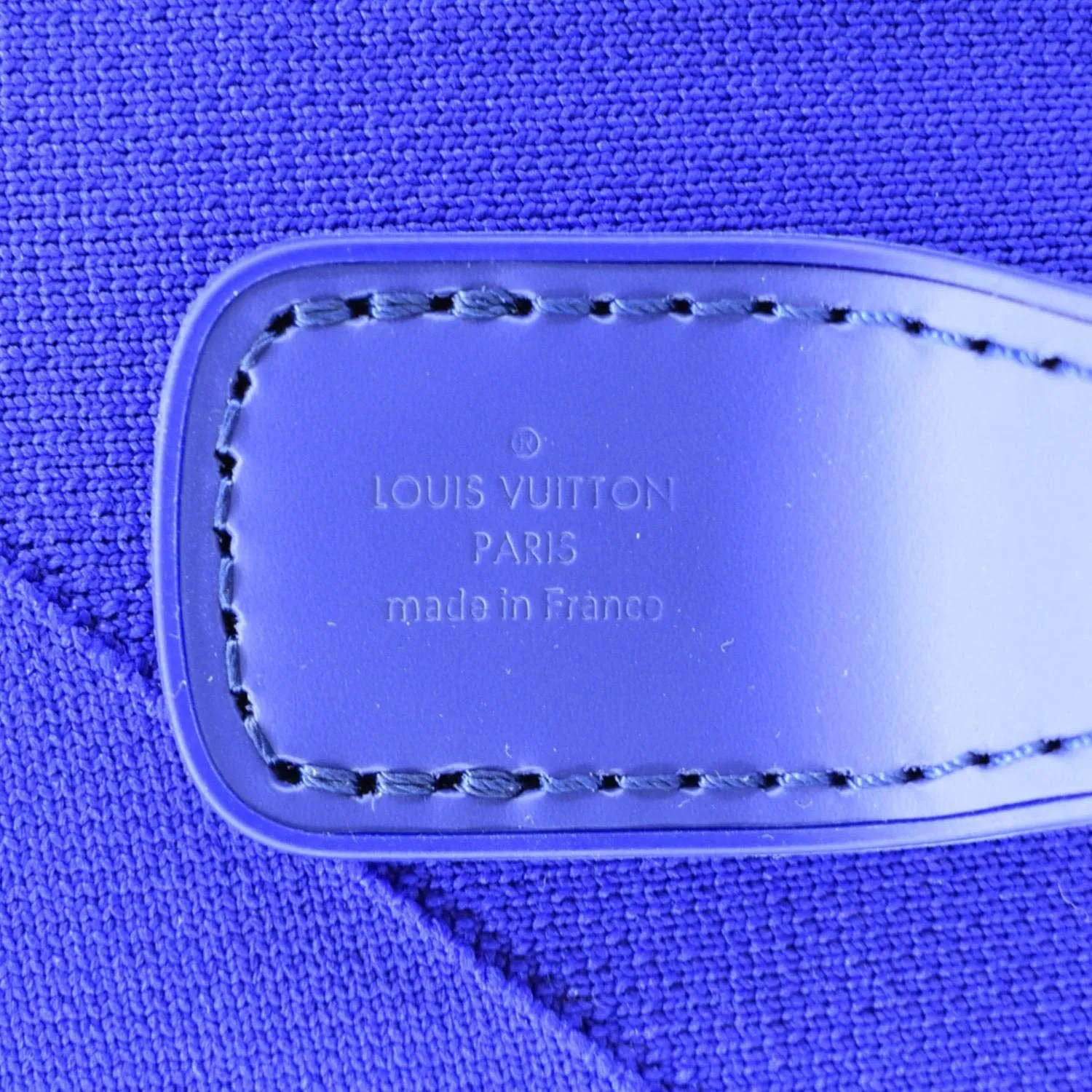 Louis Vuitton Horizon 55 4R Soft Thermoform Knit  Rolling Luggage Travel Bag Blue