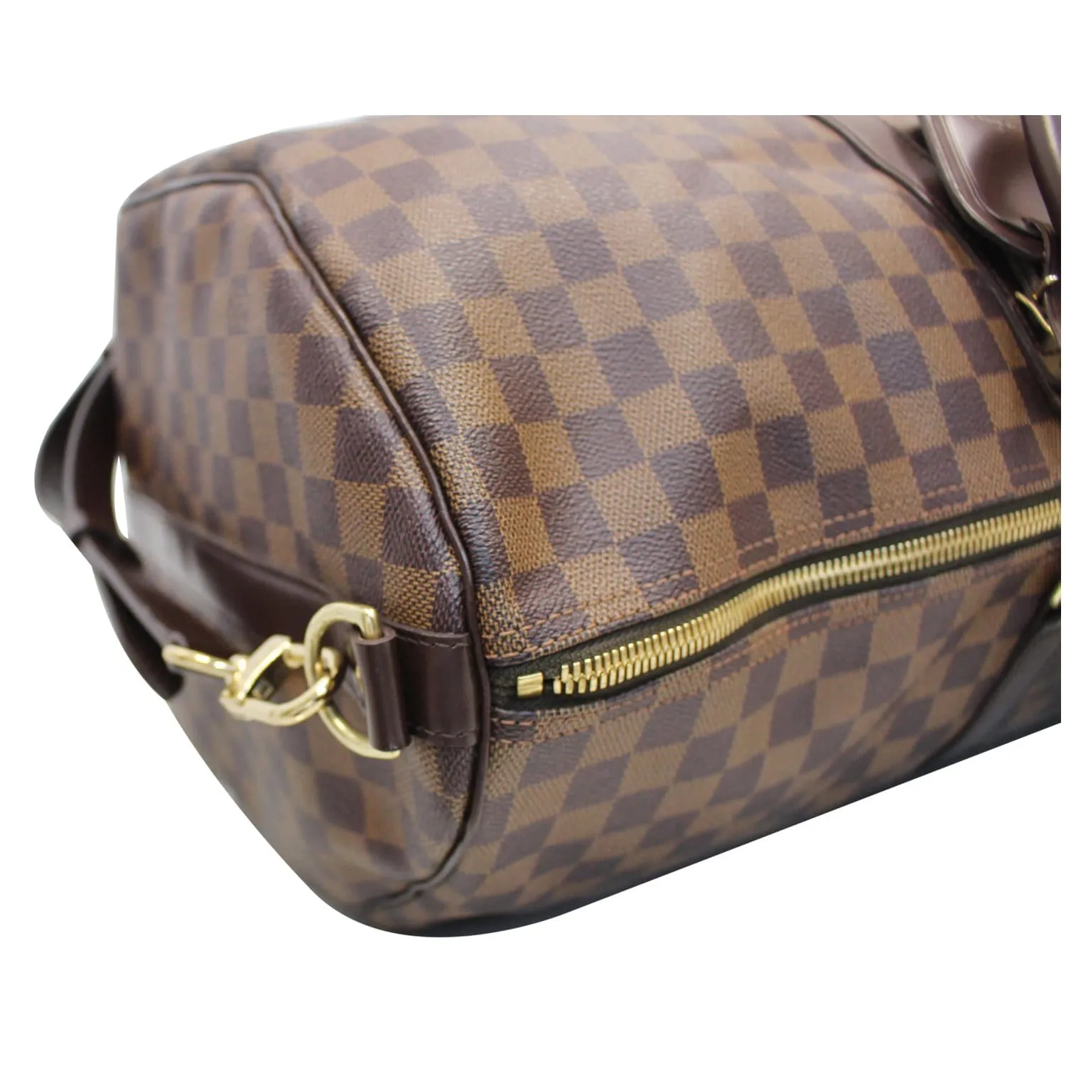 LOUIS VUITTON Keepall Bandouliere 55 Damier Ebene Travel Bag Brown - 20% OFF