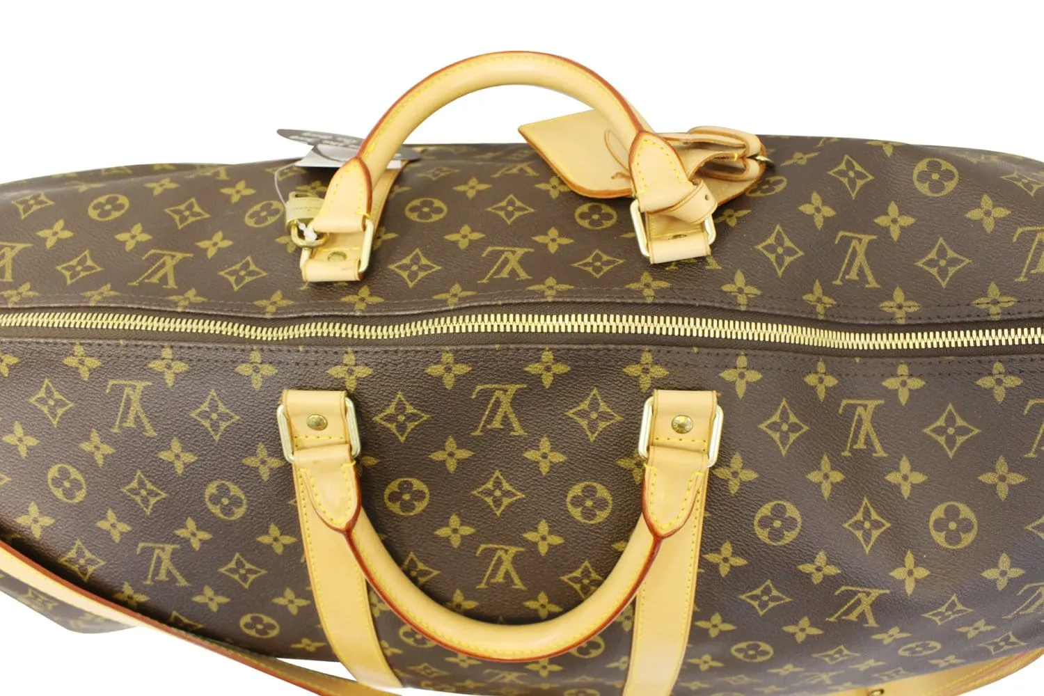 LOUIS VUITTON Monogram Canvas Keepall 60 Bandouliere Bag