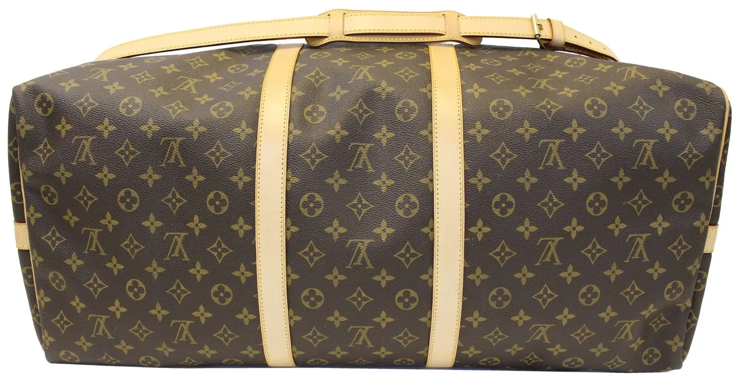 LOUIS VUITTON Monogram Canvas Keepall 60 Bandouliere Bag