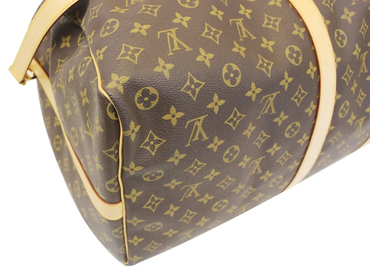 LOUIS VUITTON Monogram Canvas Keepall 60 Bandouliere Bag