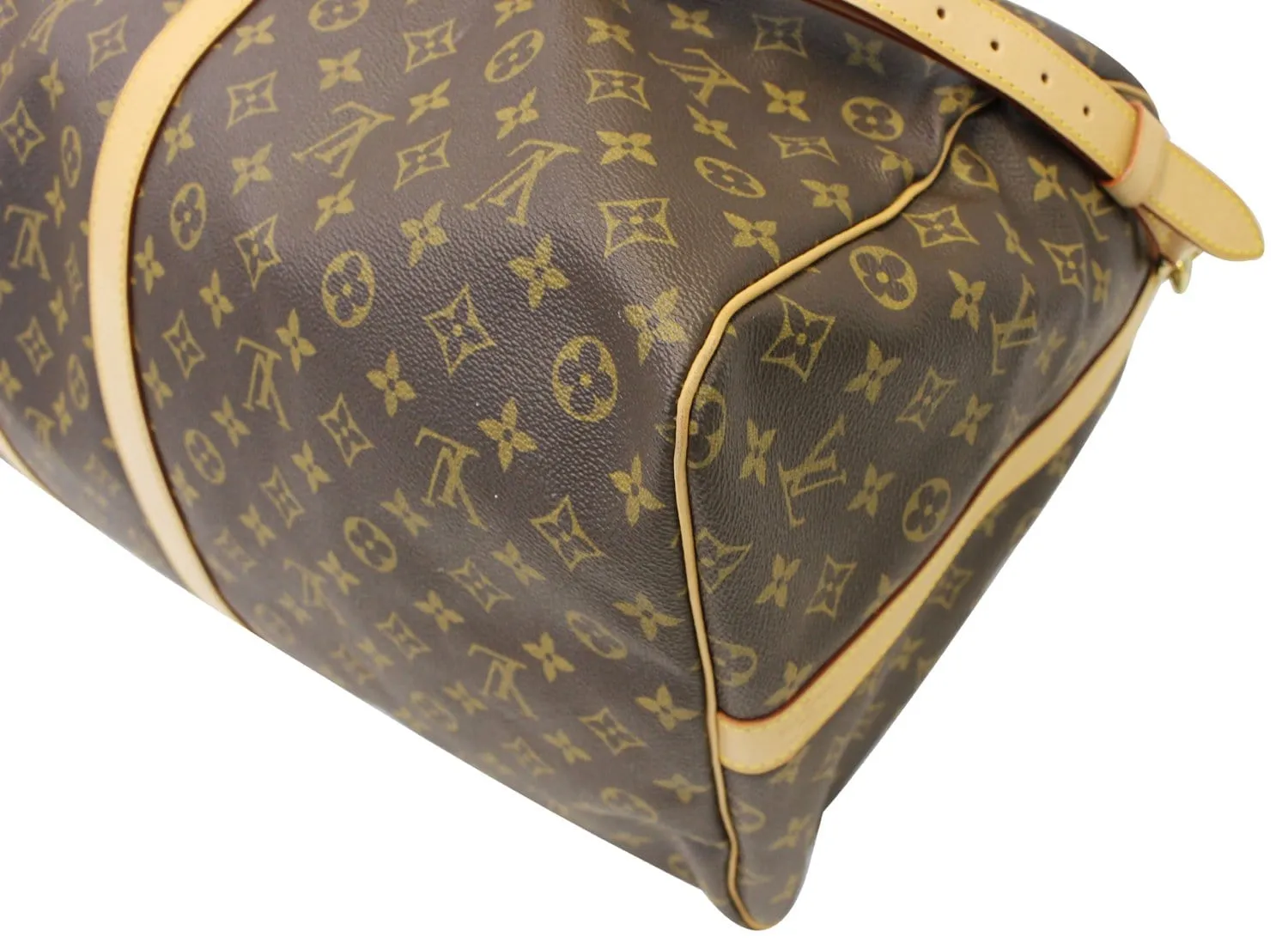 LOUIS VUITTON Monogram Canvas Keepall 60 Bandouliere Bag