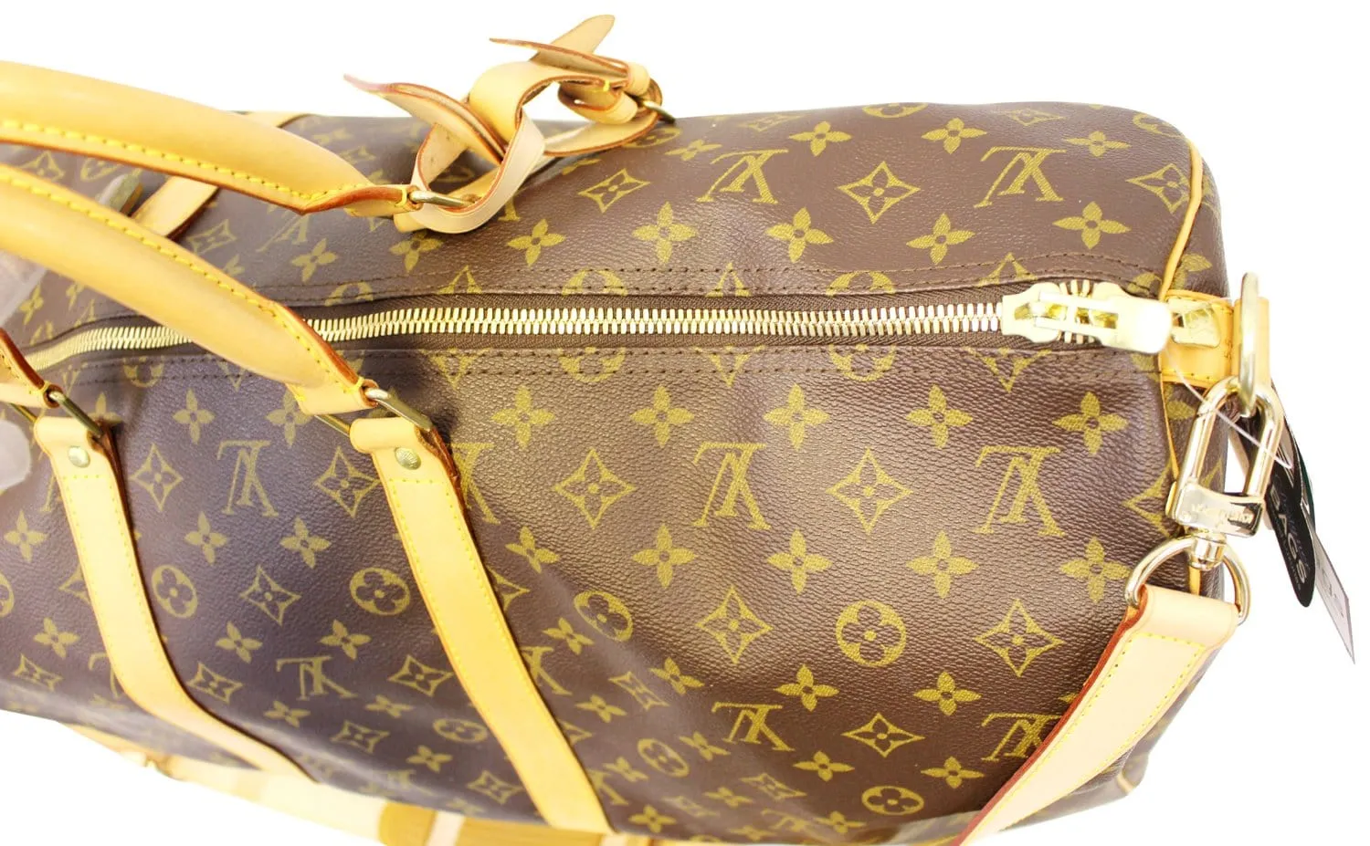 LOUIS VUITTON Monogram Canvas Keepall Bandouliere 55 Travel Bag