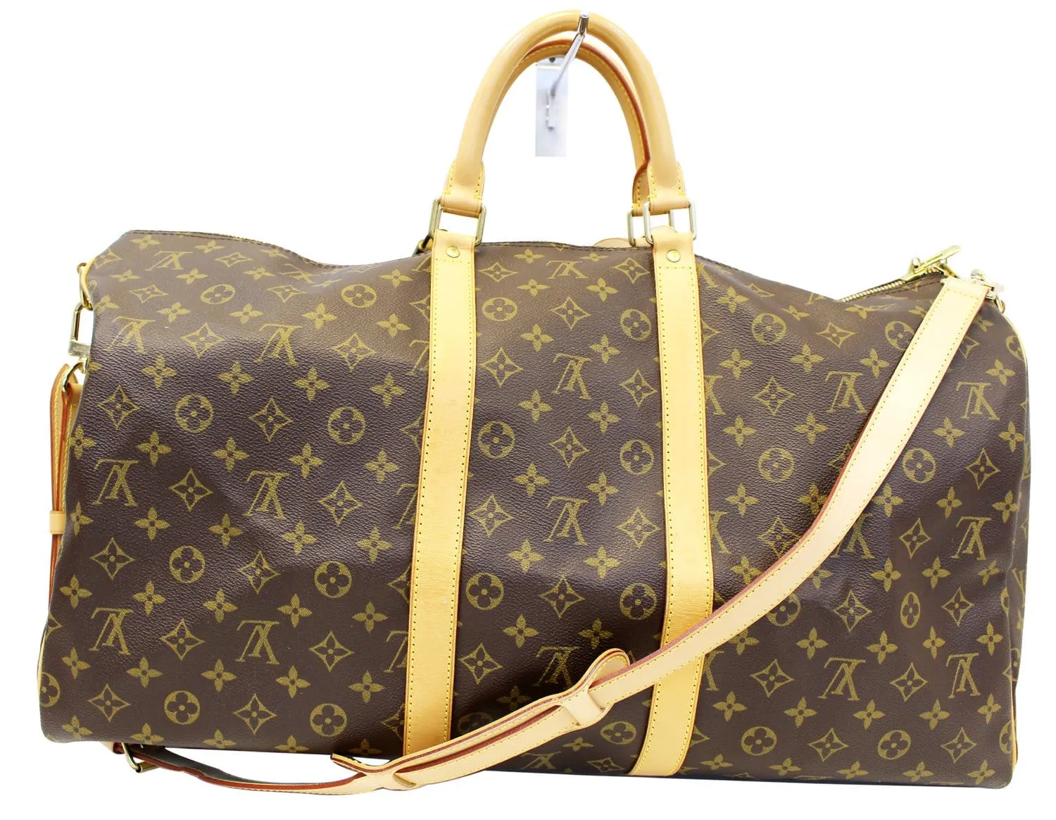 LOUIS VUITTON Monogram Canvas Keepall Bandouliere 55 Travel Bag