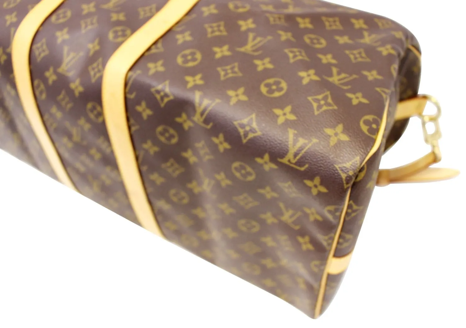 LOUIS VUITTON Monogram Canvas Keepall Bandouliere 55 Travel Bag