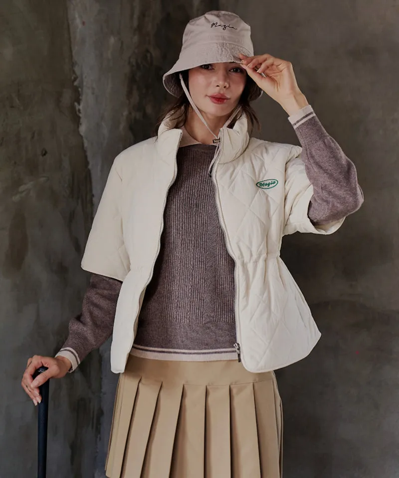MAGIA Short Sleeve Quilted - Ivory