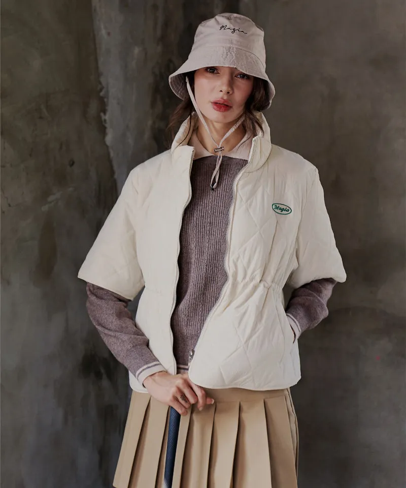 MAGIA Short Sleeve Quilted - Ivory