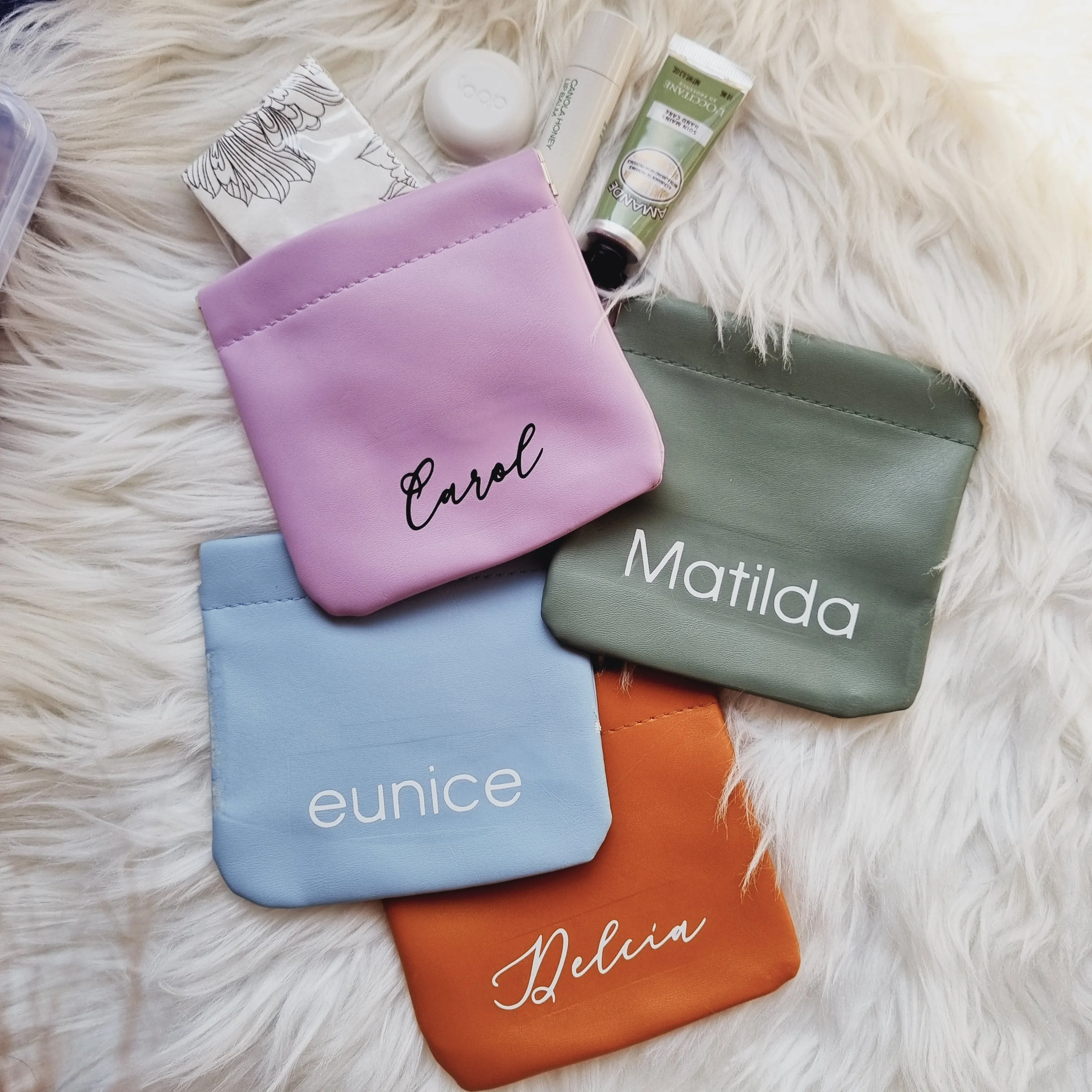 Magnetic Leather Coin/Ear pod/Organiser Pouch
