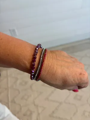 Magnetic Multi-Stand Petite Bracelet Cuff