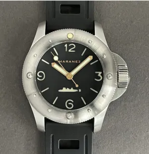 Maranez 42mm Rawai Stainless Steel  black Face Watch