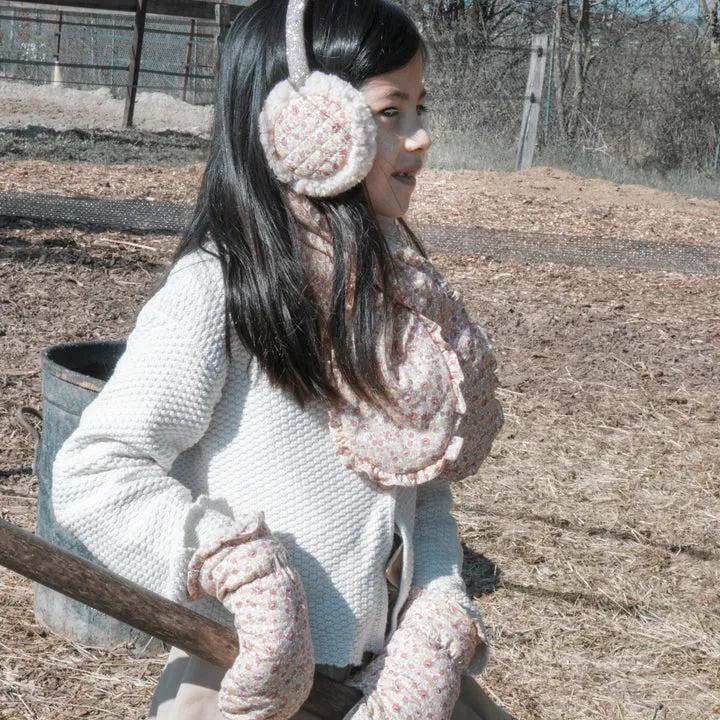 Margot Floral Quilted Earmuffs