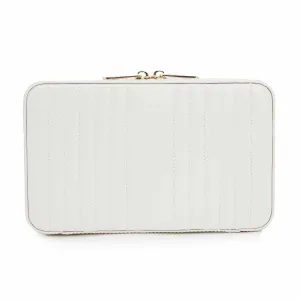 Maria Medium Zip Case - White