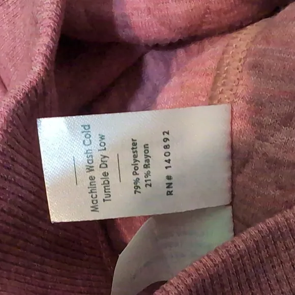 Marine Layer quilted pink heather Corbet hoodie size XS NWT