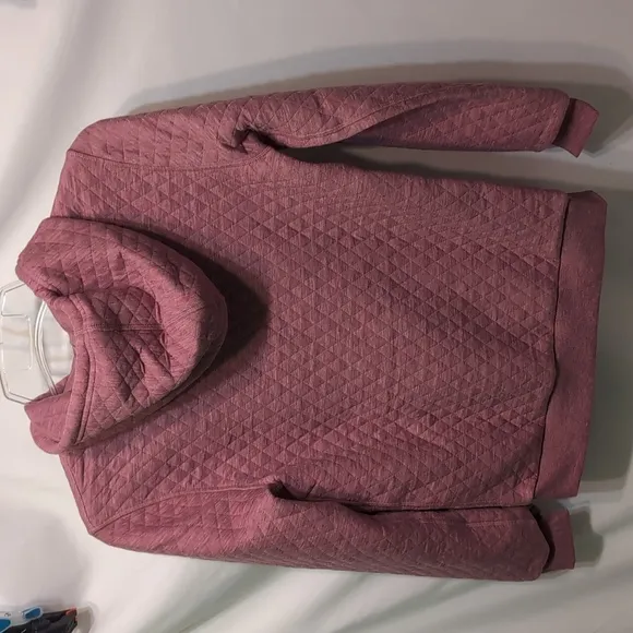 Marine Layer quilted pink heather Corbet hoodie size XS NWT