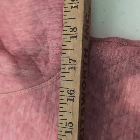 Marine Layer quilted pink heather Corbet hoodie size XS NWT