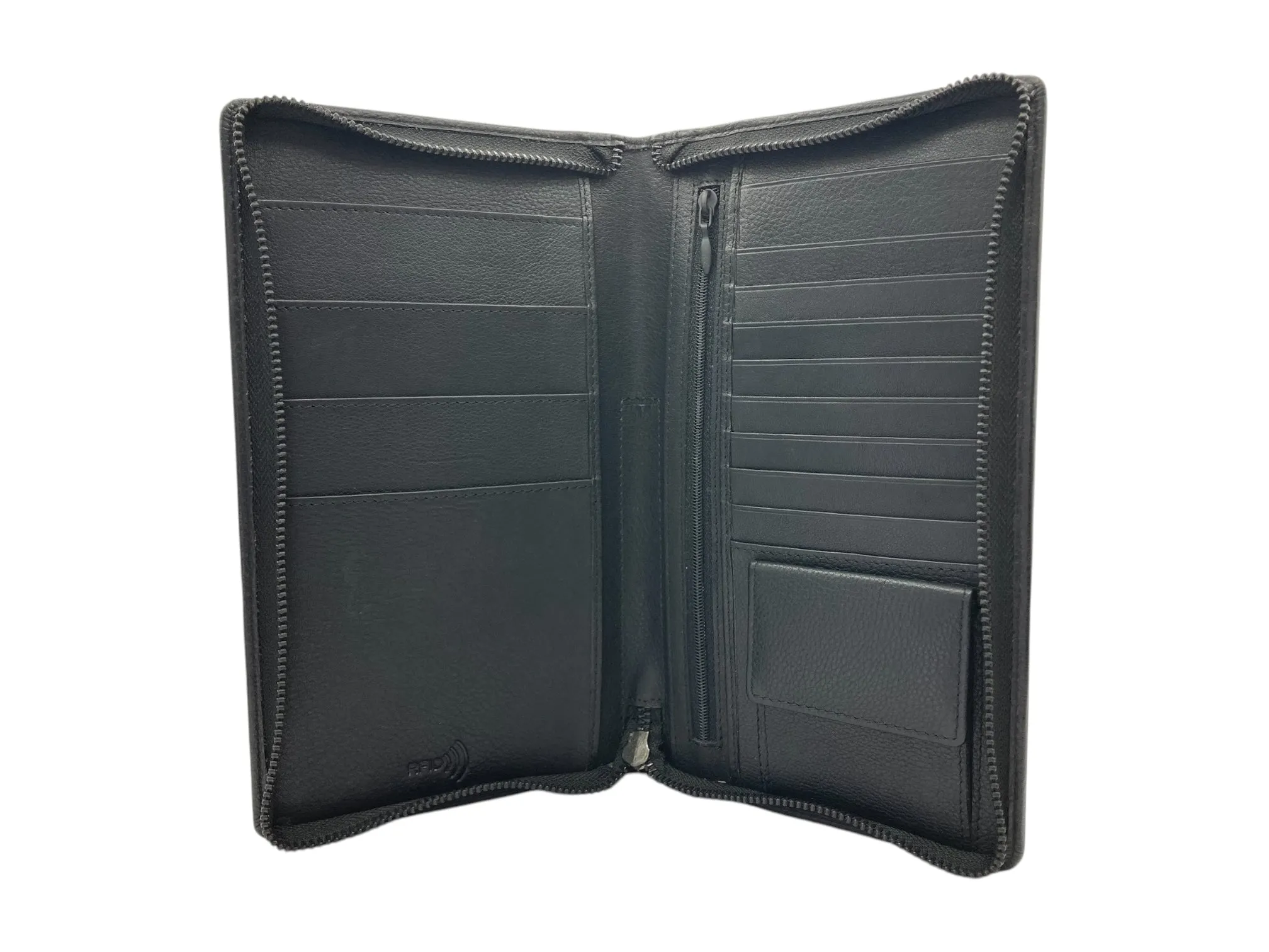 Marvel Premium Leather Full zip Family Passport Wallet RFID Protection # 1715NZ