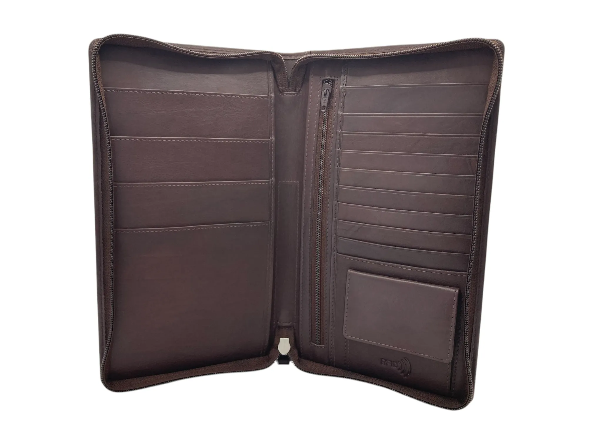 Marvel Premium Leather Full zip Family Passport Wallet RFID Protection # 1715NZ