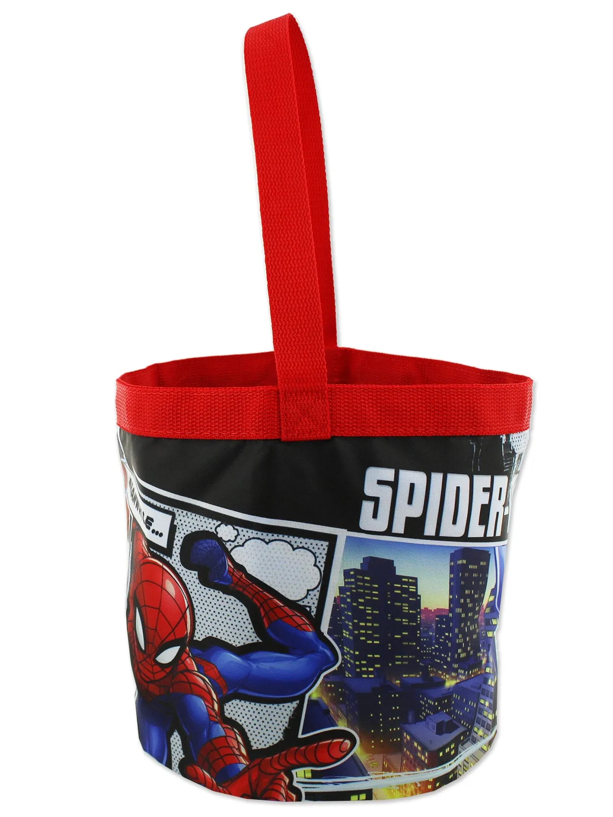 Marvel Spider-Man Collapsible Bucket Tote Bag