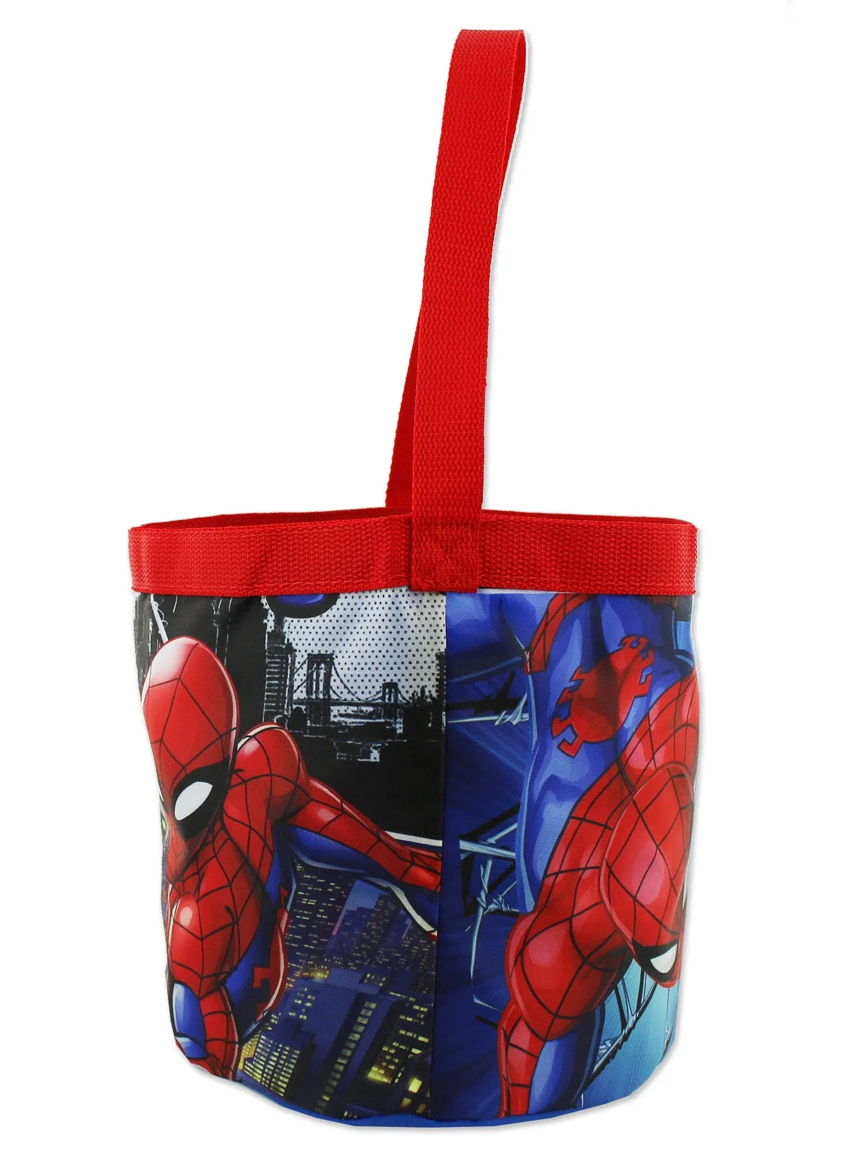 Marvel Spider-Man Collapsible Bucket Tote Bag