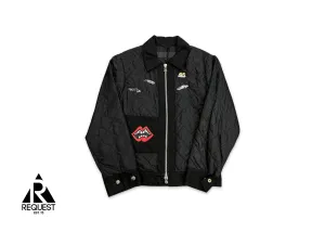 Matty Boy Quilted Jacket (Pins Added) "Black"