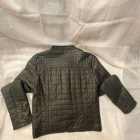MAX Jeans black textured jacket size medium